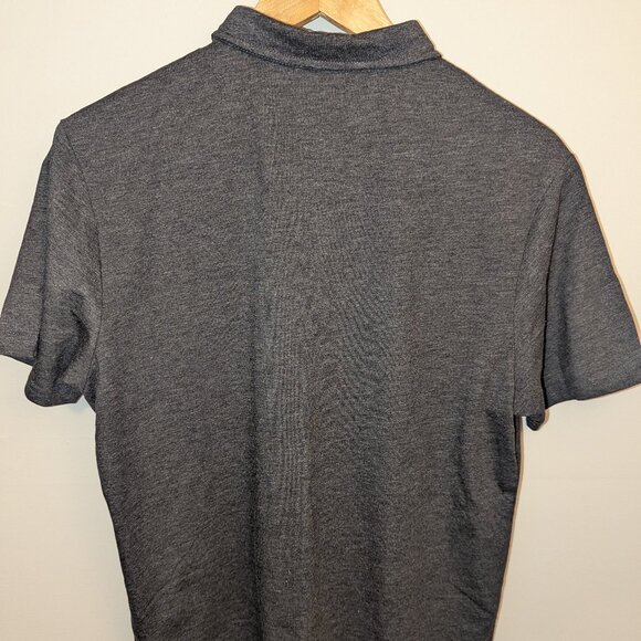 Men's Tentree Grey Charcoal Polo - Picture 2 of 7